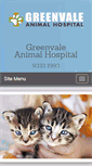 Mobile Screenshot of greenvaleanimalhospital.com.au